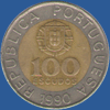 100 эскудо Португалии 1990 года